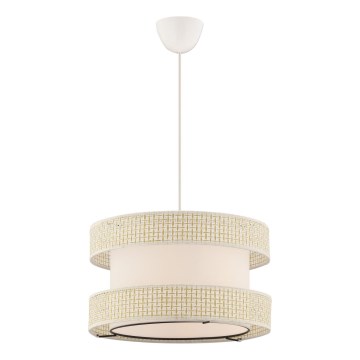 Hængelampe HALO 1xE27/60W/230V creme