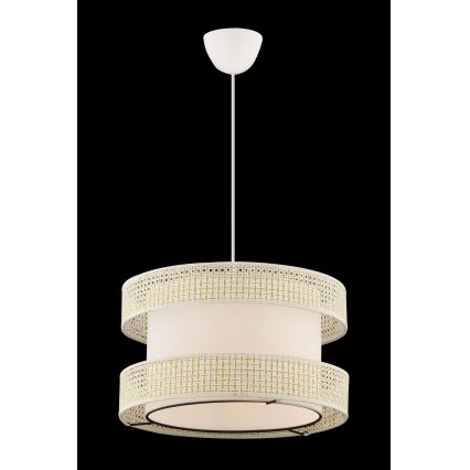 Hængelampe HALO 1xE27/60W/230V creme