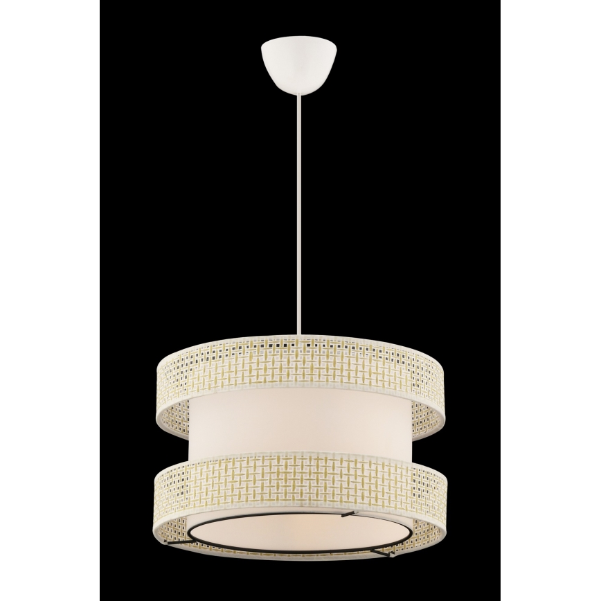 Hængelampe HALO 1xE27/60W/230V creme