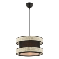 Hængelampe HALO 1xE27/60W/230V sort/creme