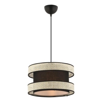 Hængelampe HALO 1xE27/60W/230V sort/creme