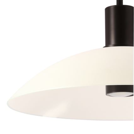 Hængelampe TEDIN 1xGU10/15W/230V hvid/sort