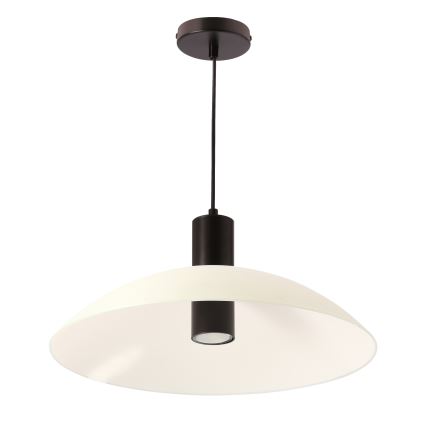 Hængelampe TEDIN 1xGU10/15W/230V hvid/sort