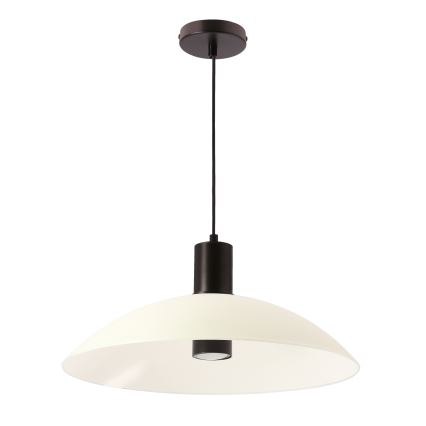 Hængelampe TEDIN 1xGU10/15W/230V hvid/sort