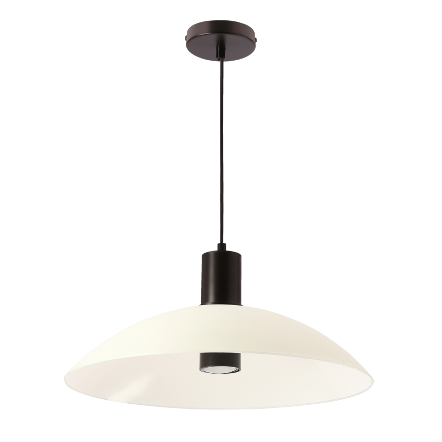 Hængelampe TEDIN 1xGU10/15W/230V hvid/sort