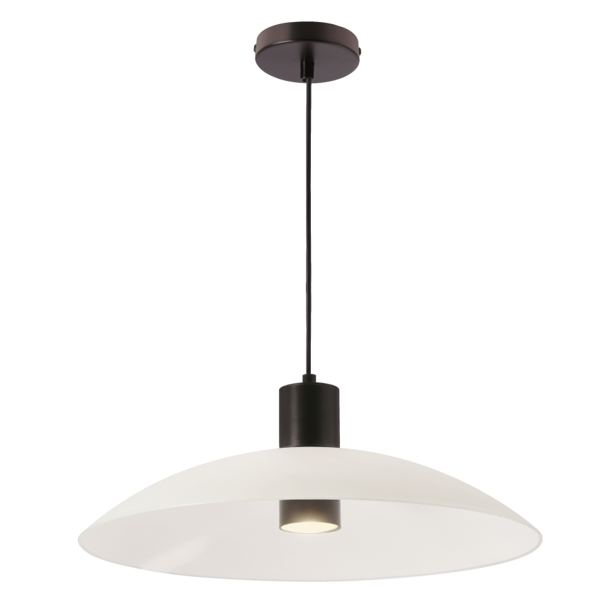 Hængelampe TEDIN 1xGU10/15W/230V hvid/sort