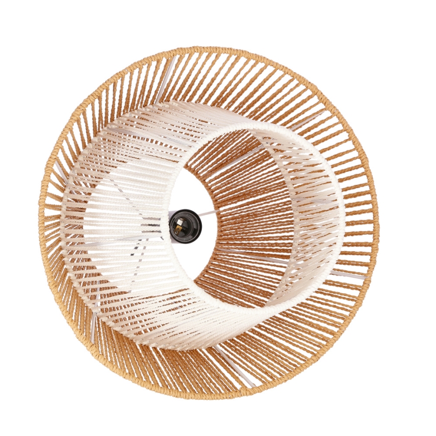 Hængende lampe AFRICA 1xE27/40W/230V 40 cm brun/creme