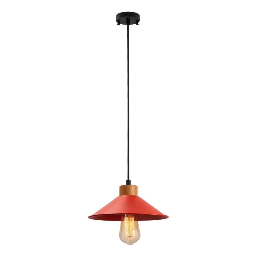 Hængende lys MANAVGAT 1xE27/40W/230V rød/brun
