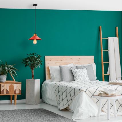 Hængende lys MANAVGAT 1xE27/40W/230V rød/brun