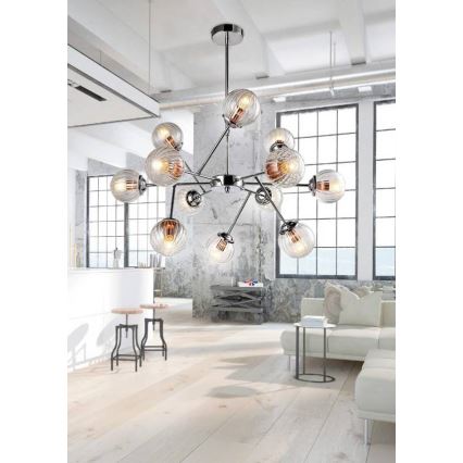Hængende lysekrone BEST 12xE14/40W/230V