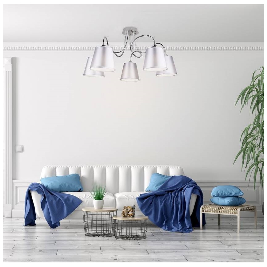 Hængende lysekrone LUK 5xE14/40W/230V