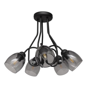 Hængende lysekrone MARIETTA 5xE27/15W/230V
