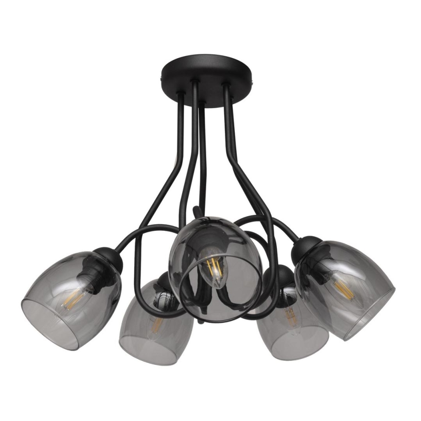 Hængende lysekrone MARIETTA 5xE27/15W/230V