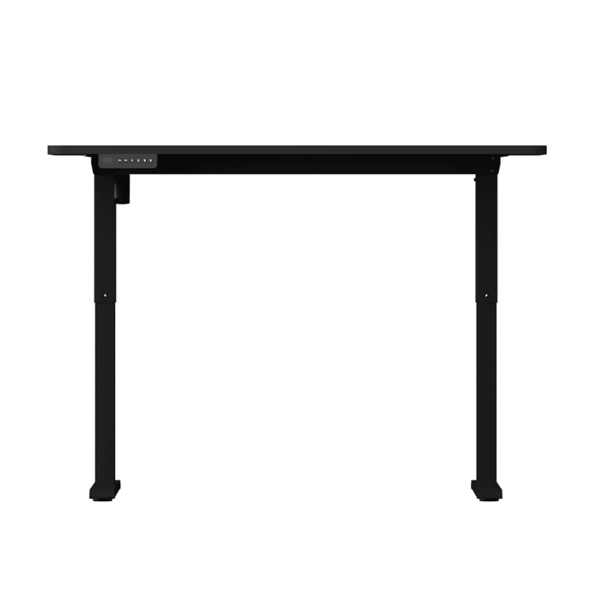 Højdejusterbar skrivebord LEVANO 140x60 cm sort