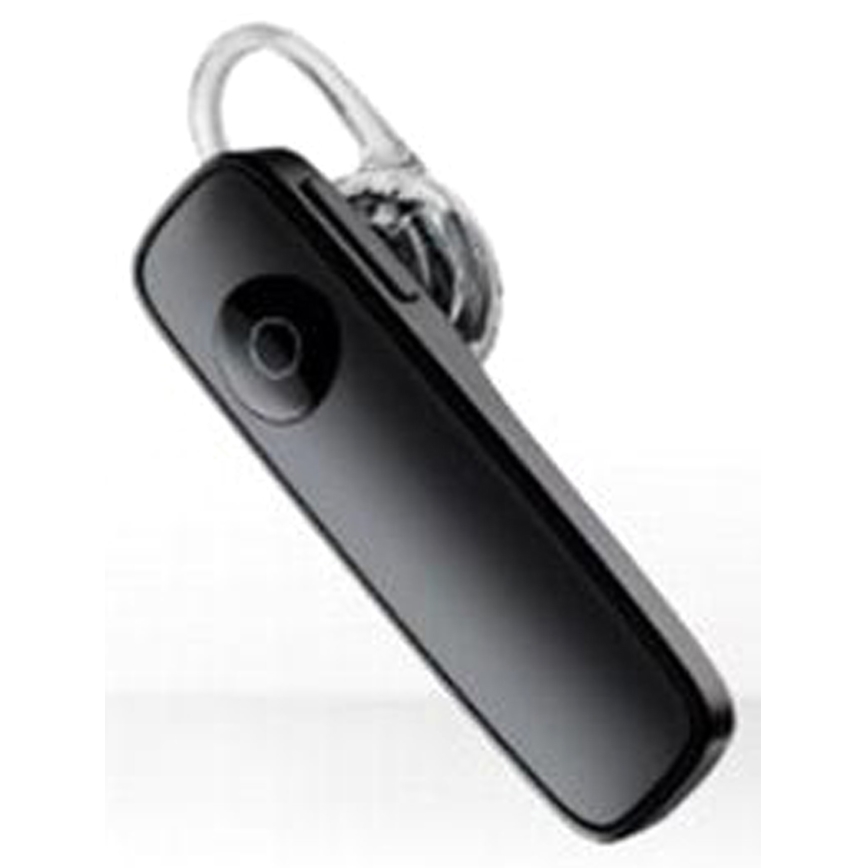 Høretelefon med mikrofon sort