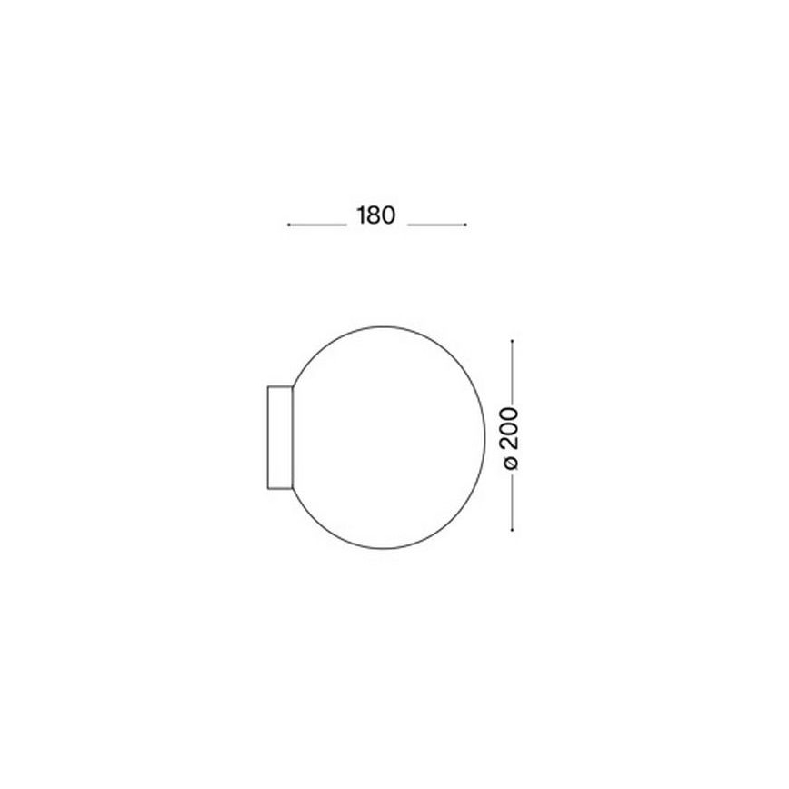 Ideal Lux 59815 - LED RGBW dæmpbar væglampe MAPA 1xE27/12W/230V 2700-6500K