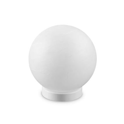 Ideal Lux - Bordlampe CARTA 1xE27/25W/230V diameter 20 cm hvid