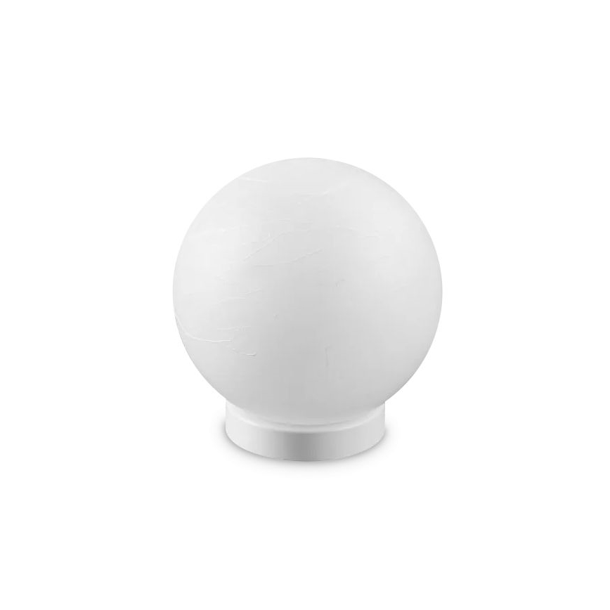 Ideal Lux - Bordlampe CARTA 1xE27/25W/230V diameter 20 cm hvid