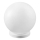 Ideal Lux - Bordlampe CARTA 1xE27/25W/230V diameter 30 cm hvid