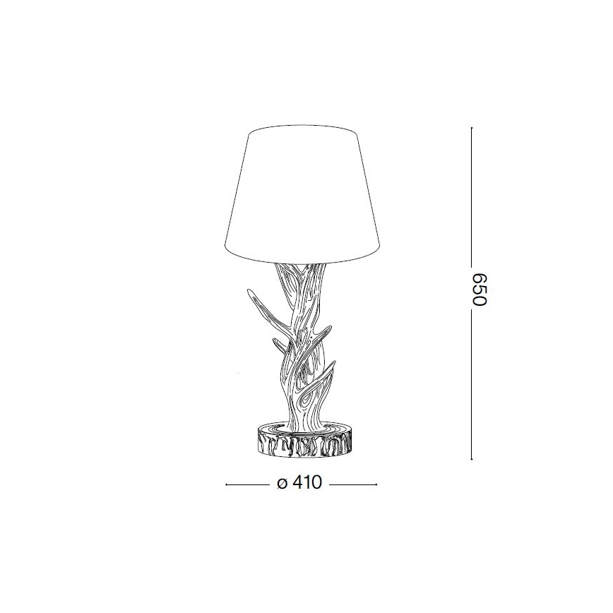 Ideal Lux - Bordlampe CHALET 1xE27/60W/230V gevir