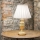 Ideal Lux - Bordlampe FIRENZE 1xE14/40W/230V hvid/guldfarvet