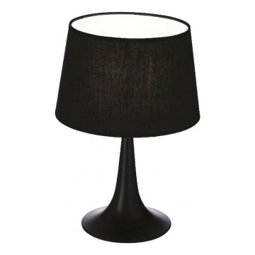 Ideal Lux - bordlampe LONDON 1xE27/60W/230V sort