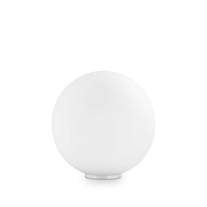 Ideal Lux - Bordlampe MAPA 1xE27/42W/230V Ø 30 cm hvid
