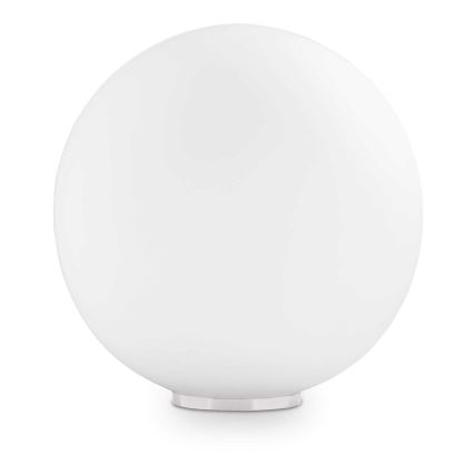 Ideal Lux - Bordlampe MAPA 1xE27/42W/230V Ø 40 cm hvid