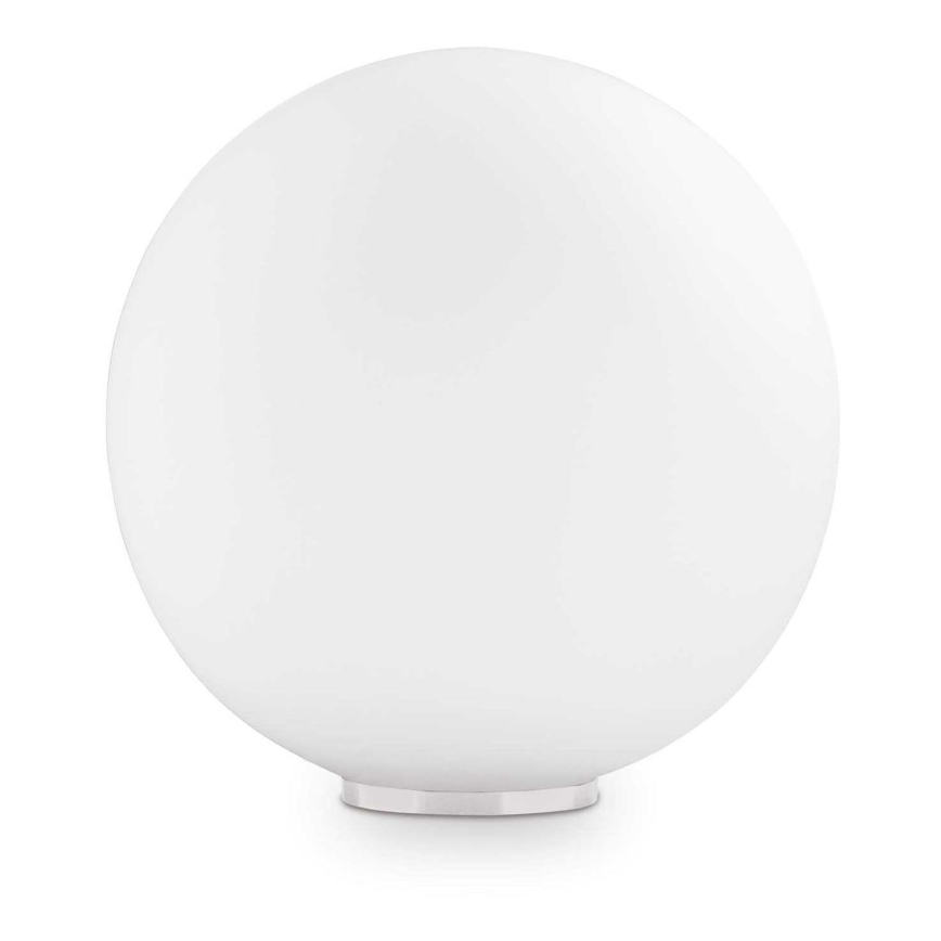 Ideal Lux - Bordlampe MAPA 1xE27/42W/230V Ø 40 cm hvid