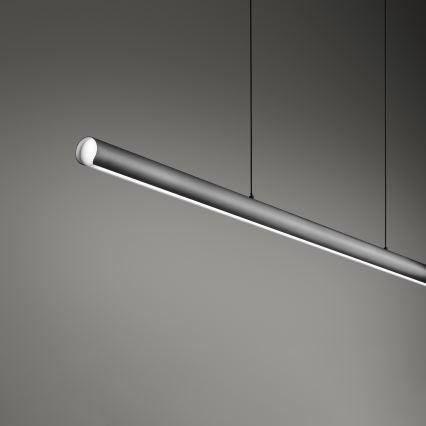Ideal Lux - Dæmpbar LED-pendel med wireophæng DORICA LED/35W/230V CRI 90 140 cm grå