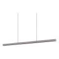 Ideal Lux - Dæmpbar LED-pendel med wireophæng DORICA LED/35W/230V CRI 90 140 cm antracit