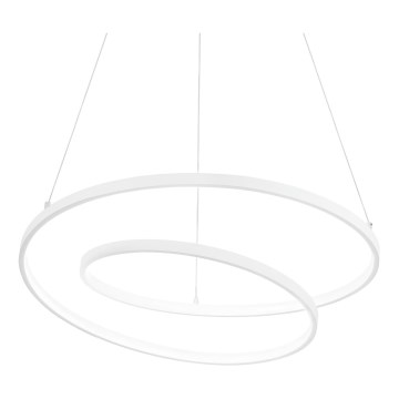 Ideal Lux - Dæmpbar LED-pendel med wireophæng OZ LED/48W/230V Ø 60 cm CRI 90 hvid