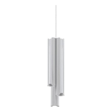 Ideal Lux - Dæmpbar LED-pendel på wire DORICA 3xLED/9W/230V CRI 90 Ø 9,5 cm hvid