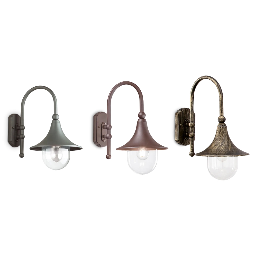 Ideal Lux - Erstatningslampskærm til CIMA E27-lampe, Ø 15 cm, klar