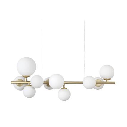 Ideal Lux - Erstatningslampskærm til lysekrone/armatur/lampe PERLAGE, Ø 12 cm, hvid