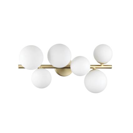 Ideal Lux - Erstatningslampskærm til lysekrone/armatur/lampe PERLAGE, Ø 12 cm, hvid