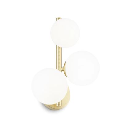 Ideal Lux - Erstatningslampskærm til lysekrone/armatur/lampe PERLAGE, Ø 12 cm, hvid