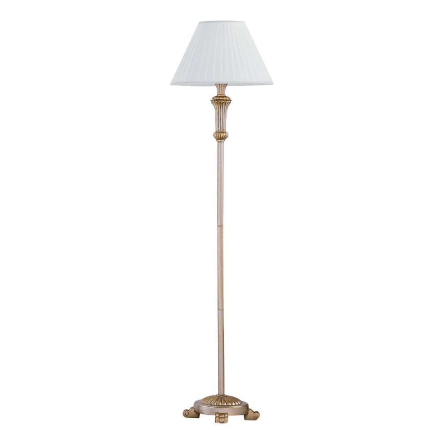Ideal Lux - Gulvlampe FIRENZE 1xE14/40W/230V guldfarvet