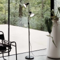 Ideal Lux - Gulvlampe POLLY 2xE27/60W/230V sort