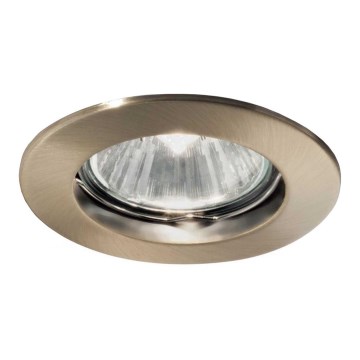 Ideal Lux - Indbygningslampe JAZZ 1xGU10/50W/230V bronze