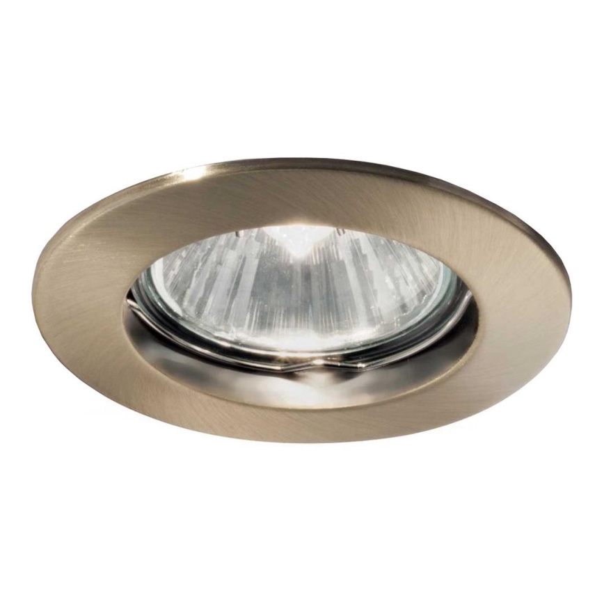 Ideal Lux - Indbygningslampe JAZZ 1xGU10/50W/230V bronze