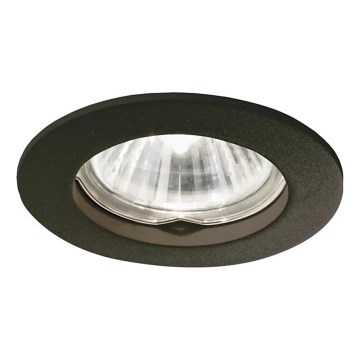 Ideal Lux - Indbygningslampe JAZZ 1xGU10/50W/230V sort