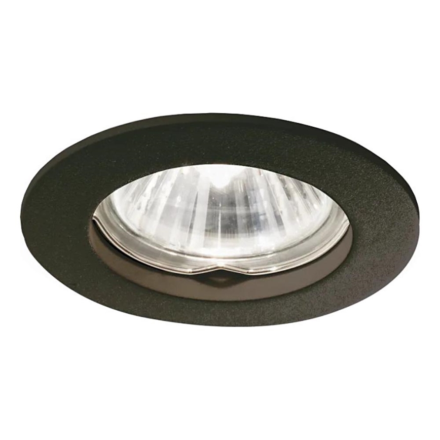 Ideal Lux - Indbygningslampe JAZZ 1xGU10/50W/230V sort