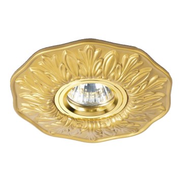 Ideal Lux - Indbygningsspot POLKA 1xGU10/50W/230V, guld