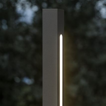 Ideal Lux - JEDI udendørs LED-lampe LED/12W/230V 80 cm CRI 90 IP65 antracit