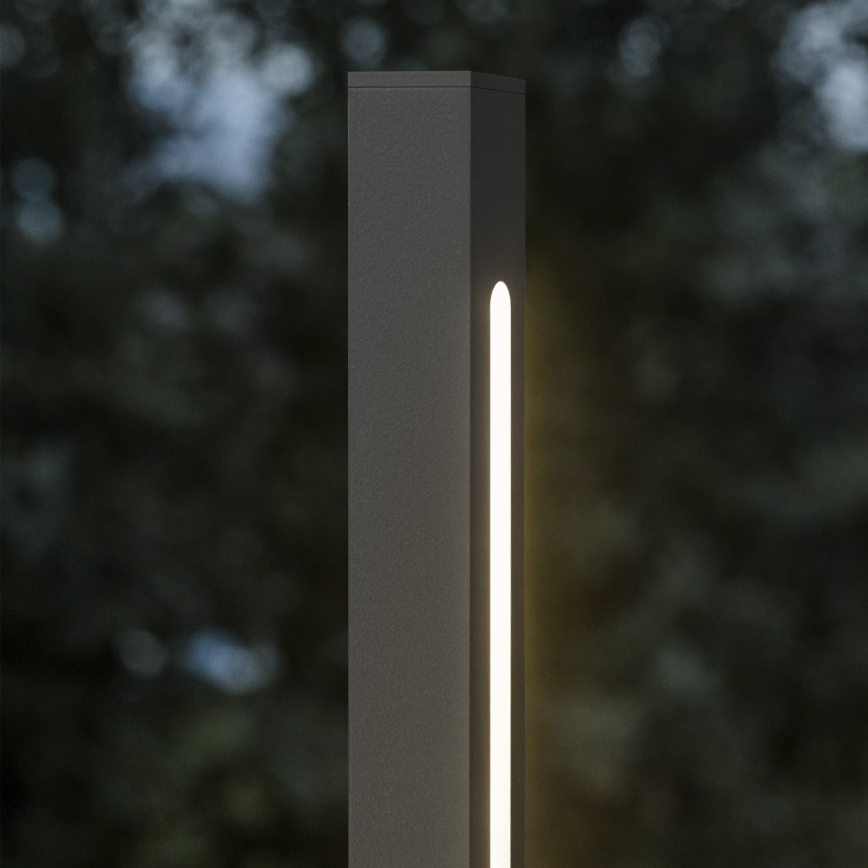 Ideal Lux - JEDI udendørs LED-lampe LED/12W/230V 80 cm CRI 90 IP65 antracit