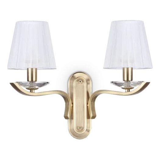 Ideal Lux - Krystal væ lampe PEGASO 2xE14/28W/230V guldfarvet