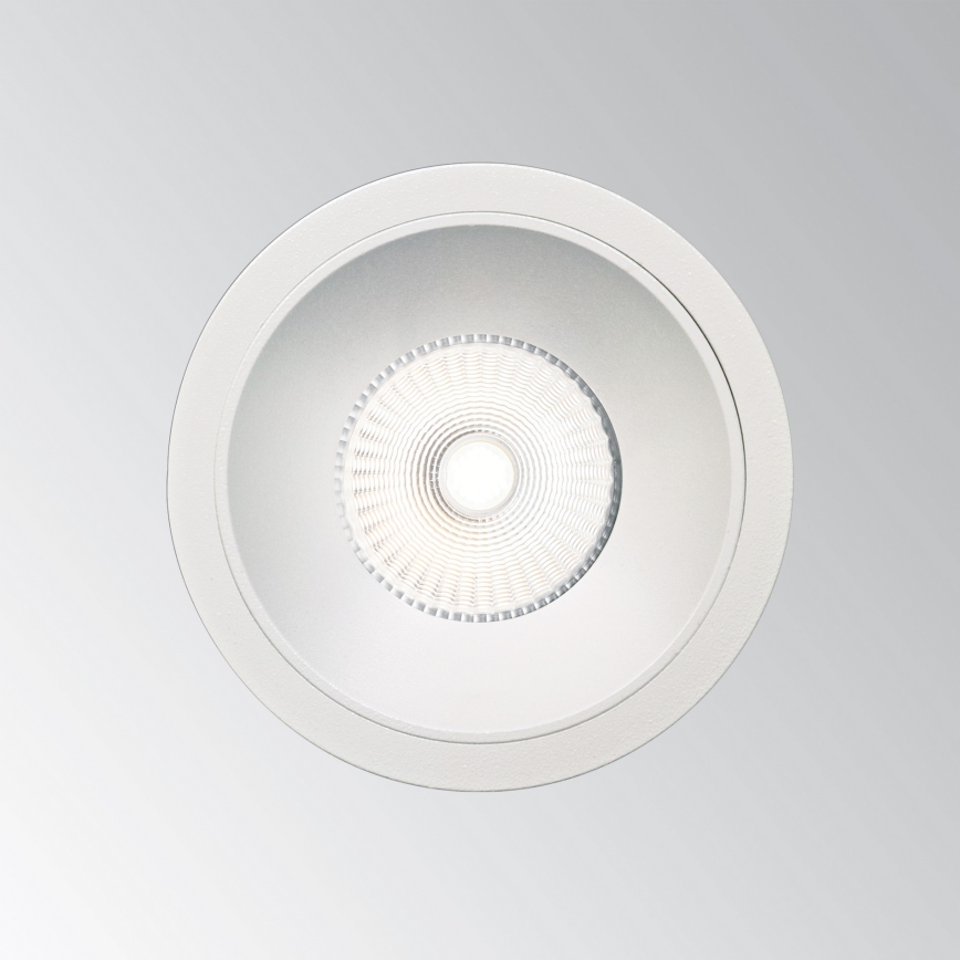 Ideal Lux - LED badeværelsesindbygningsspot GAME TRIM LED/11W/230V 3000K CRI 90 Ø 8,5 cm IP65 hvid