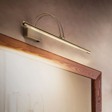 Ideal Lux - LED billedlampe BOW LED/8W/230V 76 cm CRI 90 messing