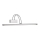Ideal Lux - LED billedlampe BOW LED/8W/230V blank krom